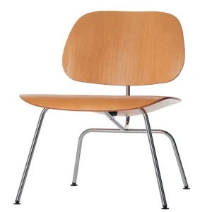 Vitra Sitzgelegenheiten-Loungesessel Plywood Group LCM, Esche – Chrom