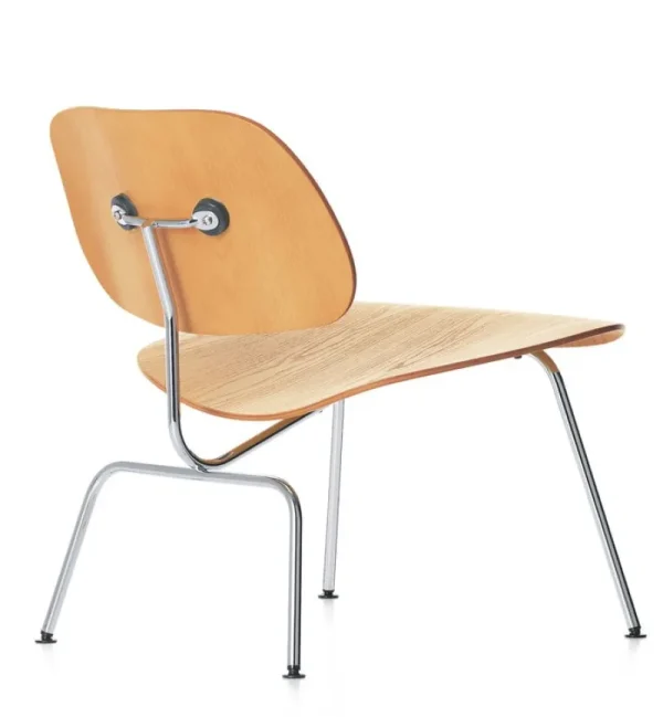 Vitra Sitzgelegenheiten-Loungesessel Plywood Group LCM, Esche – Chrom
