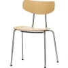 HAY Sitzgelegenheiten-Vitra Moca Stuhl, Eiche Natur – Chrom