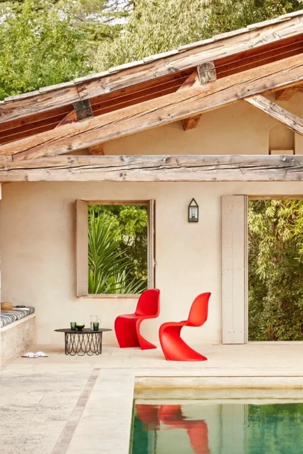 Vitra Terrassenmöbel | Sitzgelegenheiten^Panton Stuhl, klassisches Rot