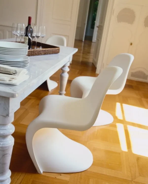 Vitra Terrassenmöbel | Sitzgelegenheiten^Panton Stuhl, weiß