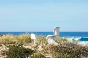 Vitra Terrassenmöbel | Sitzgelegenheiten^Panton Stuhl, weiß