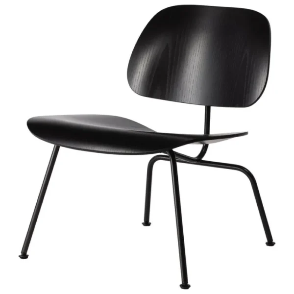 Sibast Sitzgelegenheiten-Vitra Plywood Group LCM Loungesessel, Schwarz - Schwarz