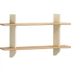 Lundia Regale-Vitra Rayonnage Mural Regal, Prouvé Blanc Colombe - Eiche