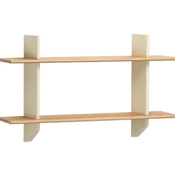 Lundia Regale-Vitra Rayonnage Mural Regal, Prouvé Blanc Colombe - Eiche