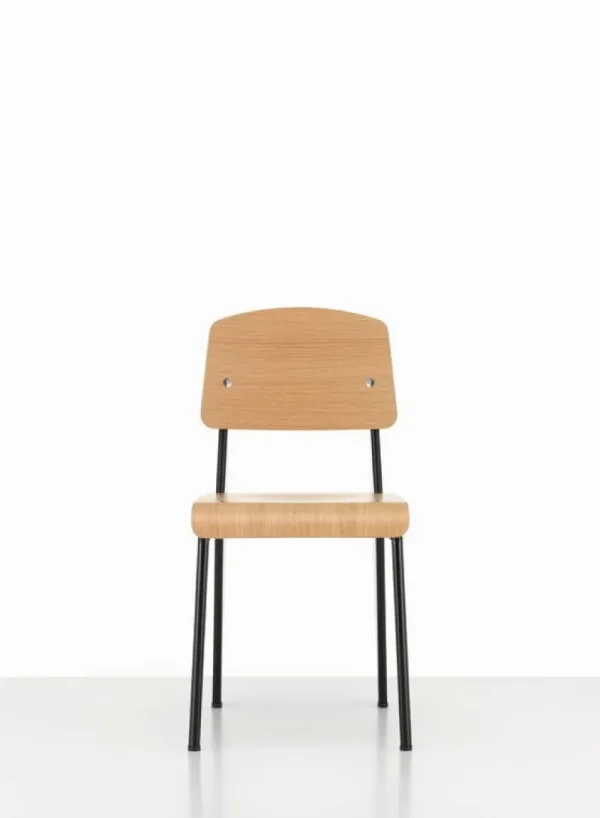OX Denmarq Sitzgelegenheiten-Vitra Standard Chair, Tiefschwarz – Eiche
