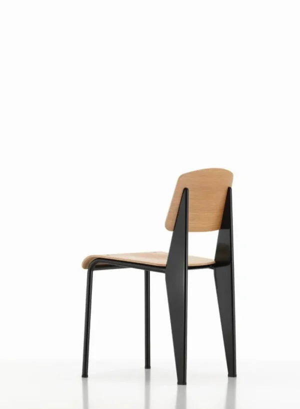 OX Denmarq Sitzgelegenheiten-Vitra Standard Chair, Tiefschwarz – Eiche