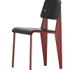 Vitra Sitzgelegenheiten-Standard SP Chair, Japanese Red – Tiefschwarz