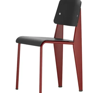 Vitra Sitzgelegenheiten-Standard SP Chair, Japanese Red – Tiefschwarz