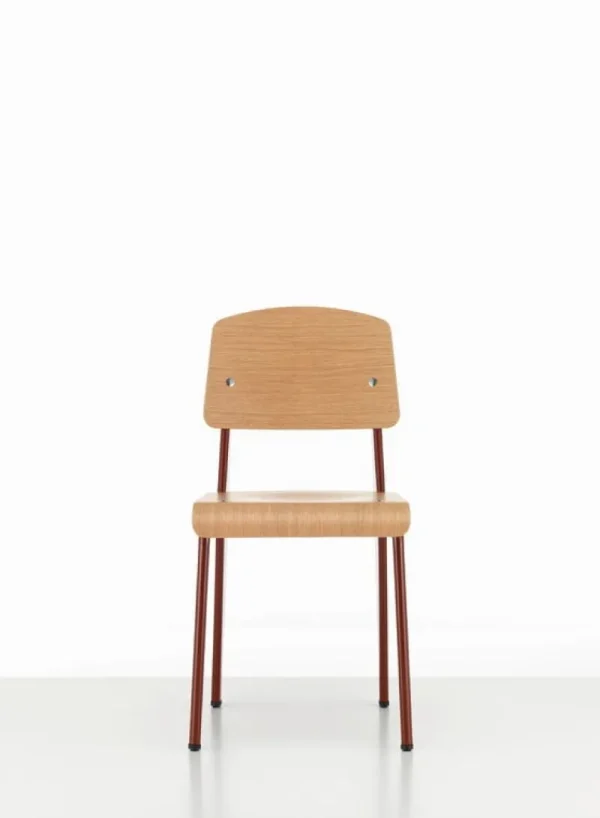 Normann Copenhagen Sitzgelegenheiten-Vitra Standard Stuhl, Japanese red – Eiche
