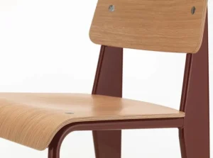 Normann Copenhagen Sitzgelegenheiten-Vitra Standard Stuhl, Japanese red – Eiche