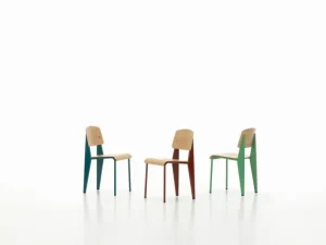 Normann Copenhagen Sitzgelegenheiten-Vitra Standard Stuhl, Japanese red – Eiche