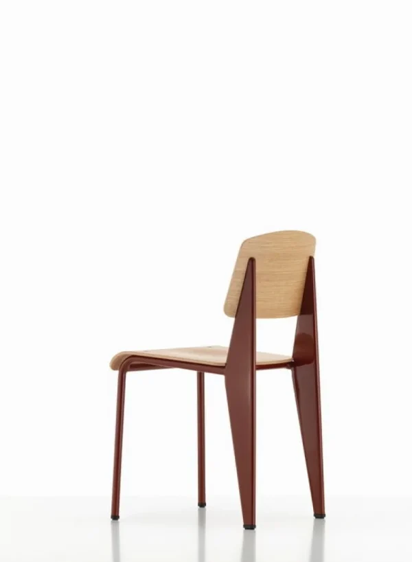 Normann Copenhagen Sitzgelegenheiten-Vitra Standard Stuhl, Japanese red – Eiche
