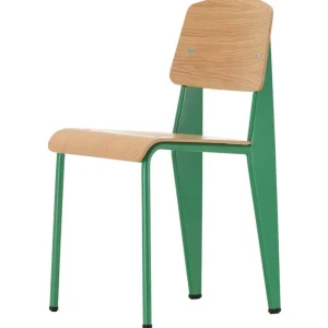 Vitra Sitzgelegenheiten-Standard Stuhl, Prouvé Blé Vert - Eiche