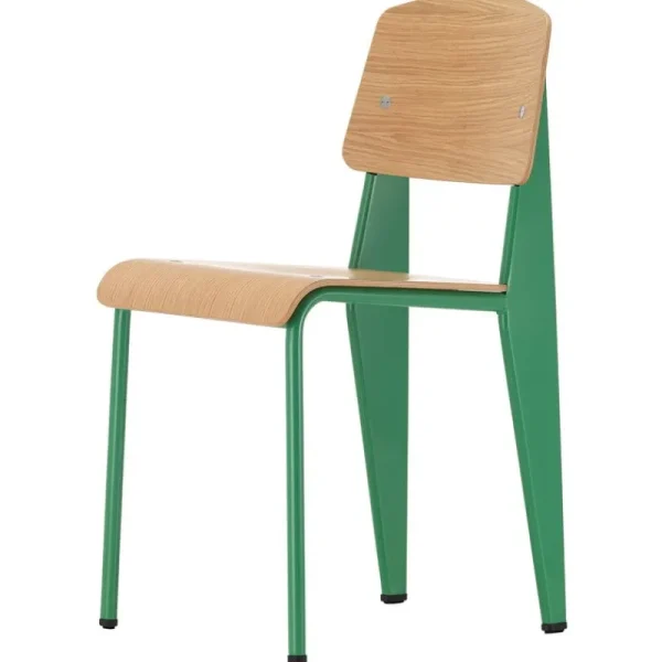 Vitra Sitzgelegenheiten-Standard Stuhl, Prouvé Blé Vert - Eiche