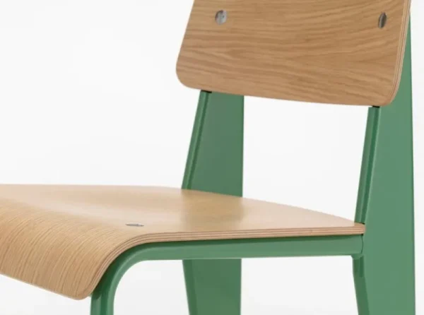 Vitra Sitzgelegenheiten-Standard Stuhl, Prouvé Blé Vert - Eiche