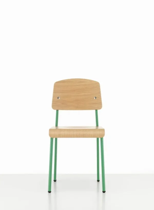 Vitra Sitzgelegenheiten-Standard Stuhl, Prouvé Blé Vert - Eiche