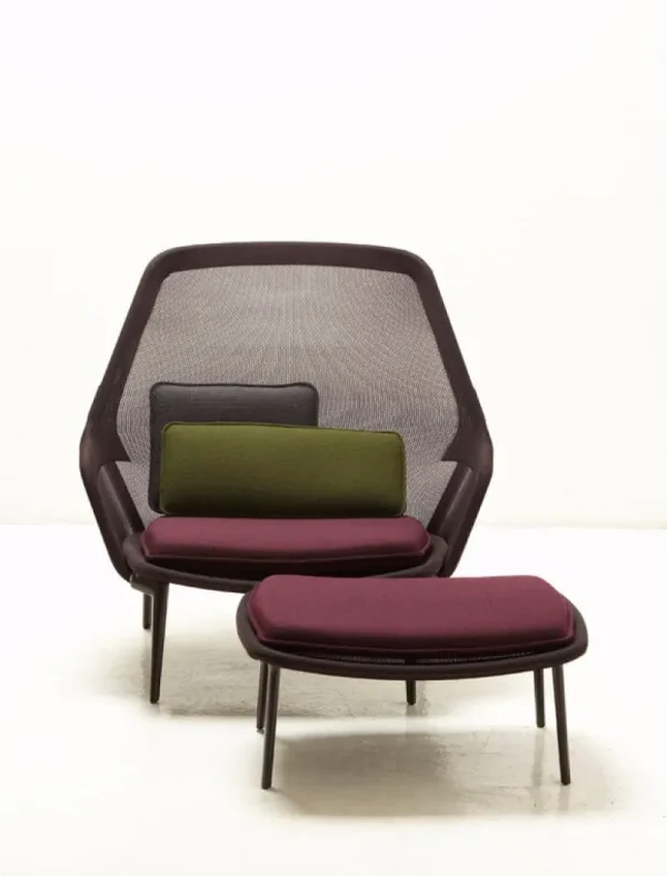 &Tradition Sitzgelegenheiten-Vitra Stuhl Slow, braun – Schokolade