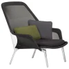 Form & Refine Sitzgelegenheiten-Vitra Stuhl Slow, schwarz – Aluminium