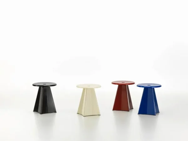 Muuto Tische | Sitzgelegenheiten-Vitra Tabouret Métallique Hocker, japanisches Rot