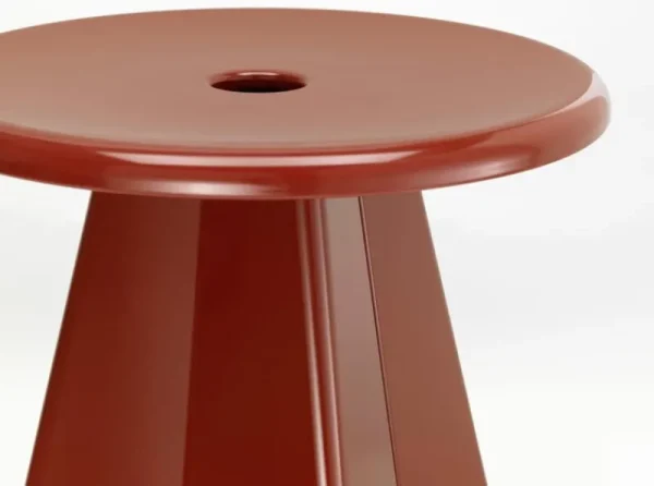 Muuto Tische | Sitzgelegenheiten-Vitra Tabouret Métallique Hocker, japanisches Rot