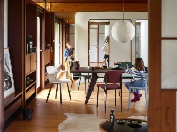 Muuto Tische-Vitra Tisch EM 240 x 90 cm, asphaltgrau – Tiefschwarz