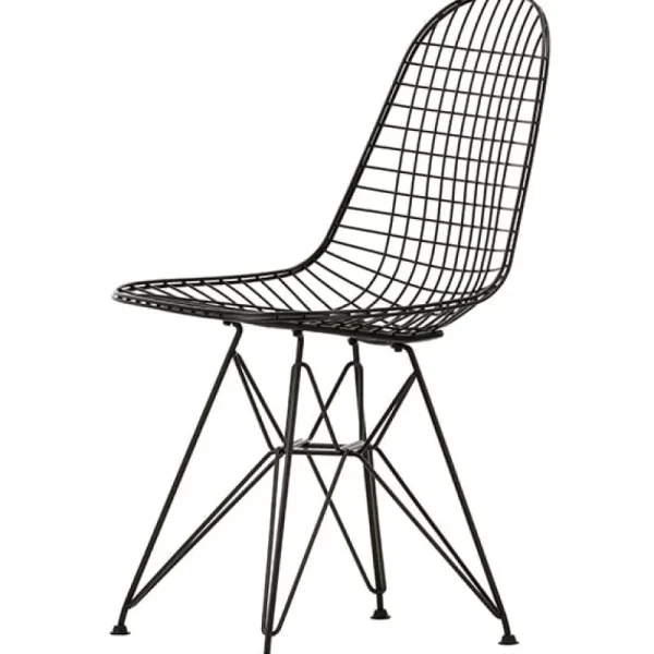 Finnish Design Shop Sitzgelegenheiten-Vitra Wire Chair DKR, schwarz