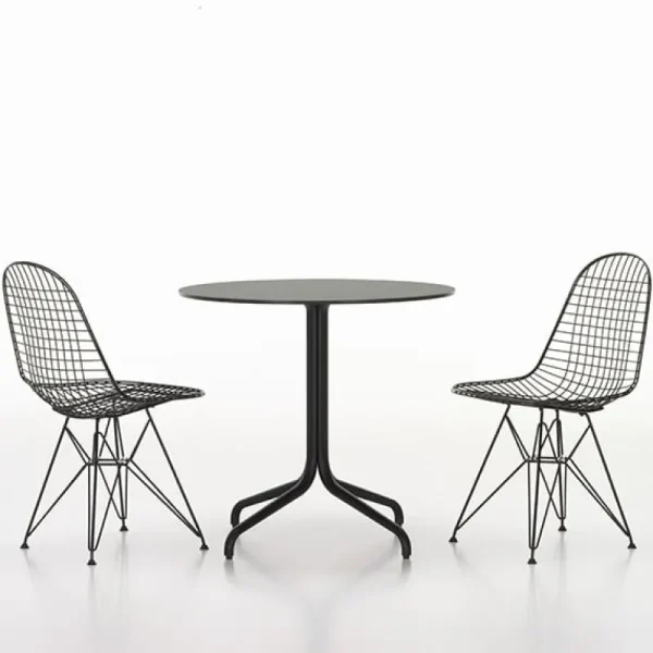 Finnish Design Shop Sitzgelegenheiten-Vitra Wire Chair DKR, schwarz