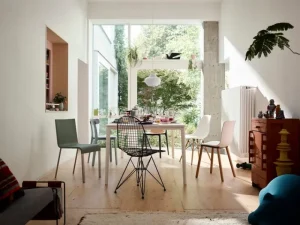 Finnish Design Shop Sitzgelegenheiten-Vitra Wire Chair DKR, schwarz