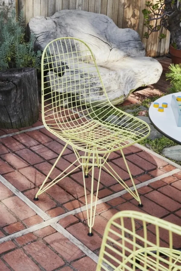 Vitra Terrassenmöbel | Sitzgelegenheiten^Wire Chair DKR, Zitronengelb 92