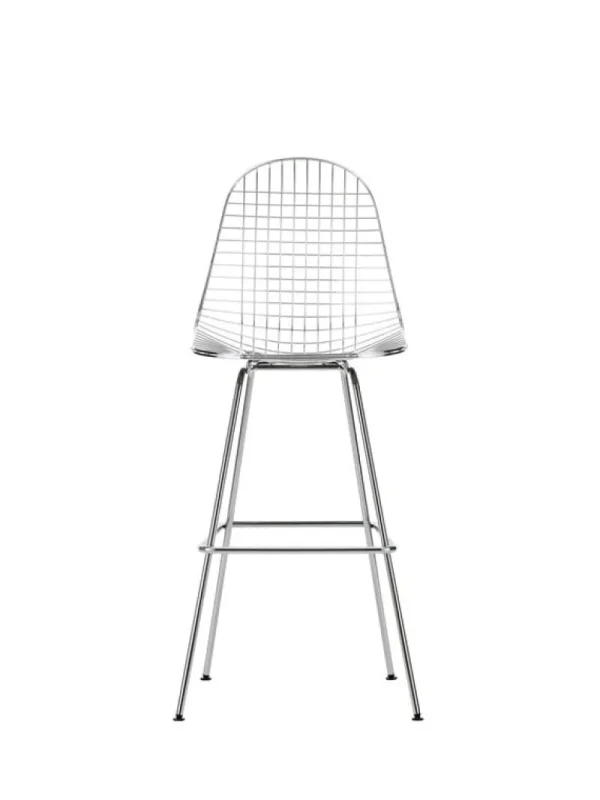 Vitra Sitzgelegenheiten-Wire Hocker, hoch, Chrom