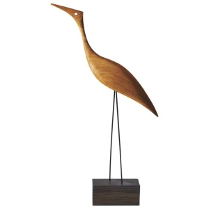 Eero Aarnio Originals Dekorationsgegenstände-Warm Nordic Beak Bird, Tall Heron, Eiche