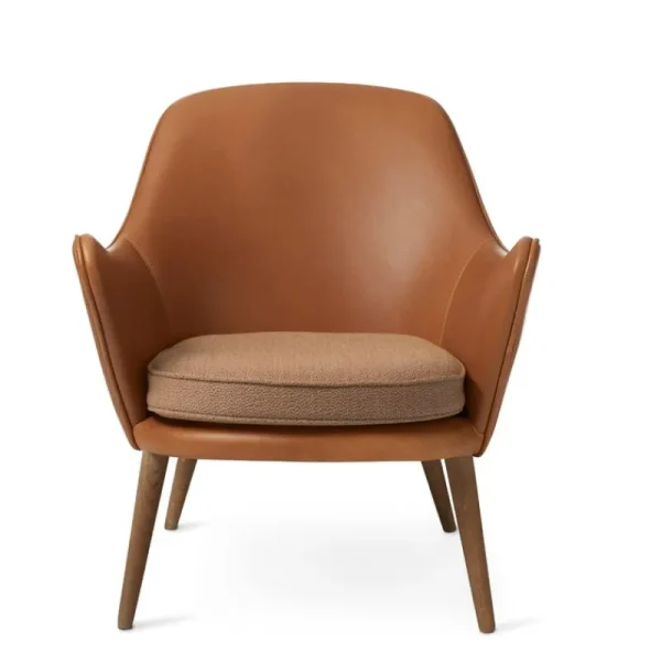 Carl Hansen & Su00f8n Sitzgelegenheiten-Warm Nordic Dwell Sessel, Leder Cognac – Sprinkles 254