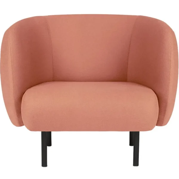 Vitra Sitzgelegenheiten-Warm Nordic Loungesessel Cape, Blush