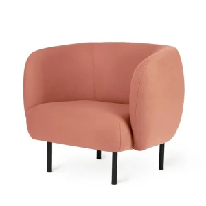 Vitra Sitzgelegenheiten-Warm Nordic Loungesessel Cape, Blush