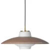 Tala Deckenleuchten-Warm Nordic Opal Shade Pendelleuchte, helles Haselnussbraun