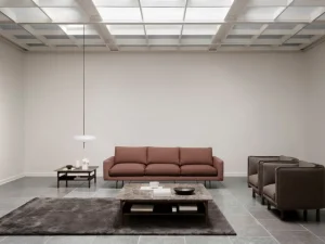 Sibast Tische-Wendelbo Collect Couchtisch, klein, quadratisch, Dunkelbraun - Marmor