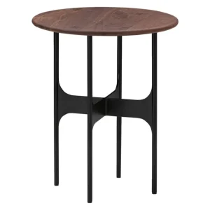 HAY Tische-Wendelbo Floema Couchtisch, klein, Schwarz - Walnuss