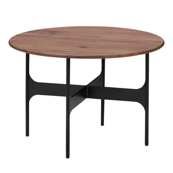 Muuto Tische-Wendelbo Floema Couchtisch, mittelgroß, Schwarz - Walnuss