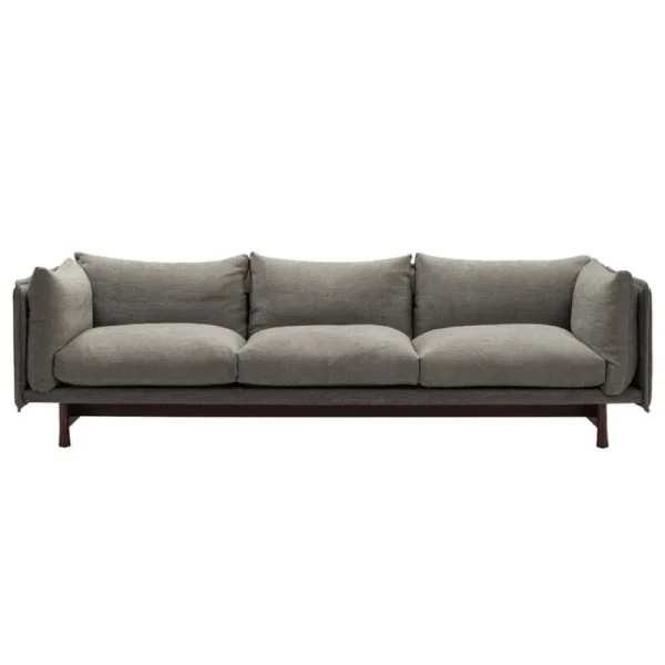 Audo Copenhagen Sofas Und Liegen-Wendelbo Kite 3-Sitzer-Sofa, Eiche schwarz gebeizt - Roco 08