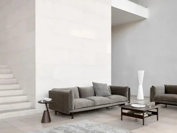 Audo Copenhagen Sofas Und Liegen-Wendelbo Kite 3-Sitzer-Sofa, Eiche schwarz gebeizt - Roco 08