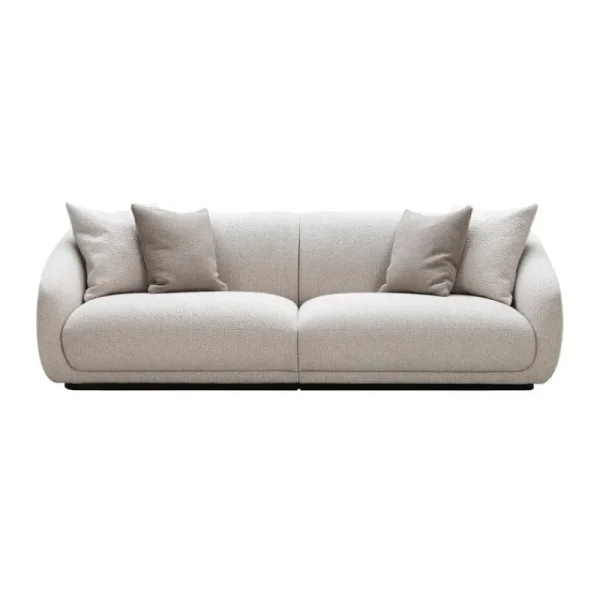 Fredericia Sofas Und Liegen-Wendelbo Montholon 2,5-Sitzer-Sofa, Bosa 04, Grau