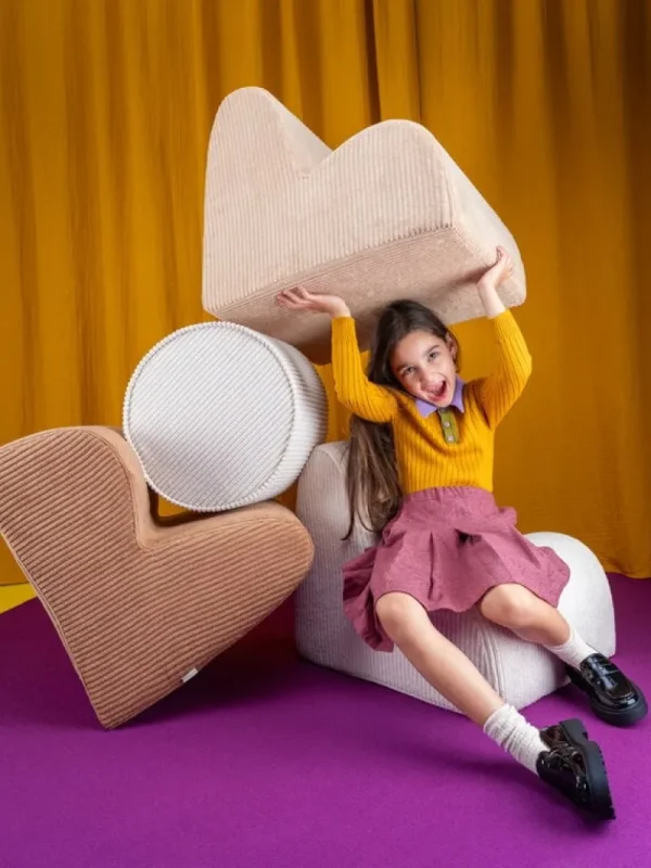 Kinder Wigiwama Möbel Für Das Kinderzimmer | Sitzgelegenheiten^Cloud Stuhl, Cremeweiß