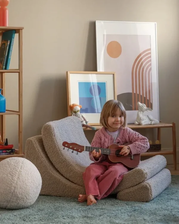 Kinder Wigiwama Möbel Für Das Kinderzimmer^Moon Stuhl, Biscuit