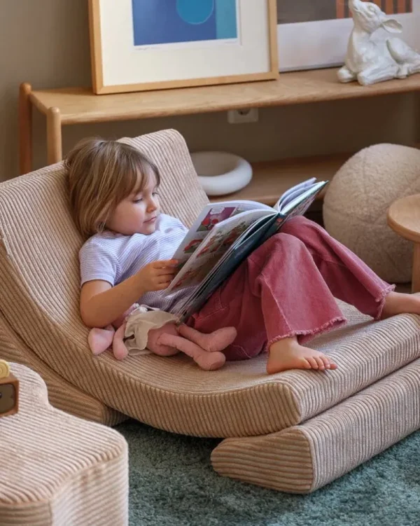 Kinder Wigiwama Möbel Für Das Kinderzimmer^Moon Stuhl, Brown Sugar