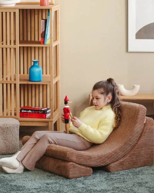 Kinder Wigiwama Möbel Für Das Kinderzimmer^Moon Stuhl, Toffee