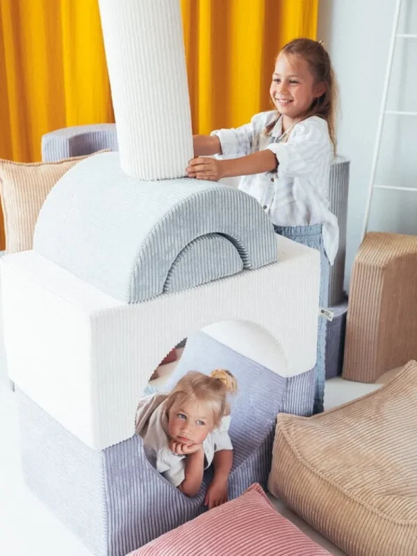 Kinder Wigiwama Möbel Für Das Kinderzimmer | Sitzgelegenheiten^Square Hocker, Brown Sugar