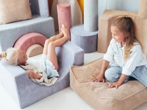 Kinder Wigiwama Möbel Für Das Kinderzimmer | Sitzgelegenheiten^Square Hocker, Brown Sugar