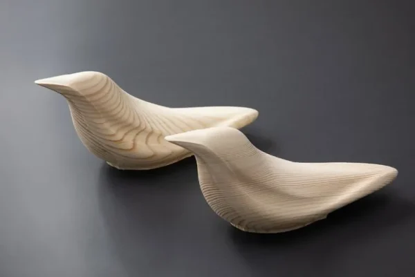 Kay Bojesen Denmark Dekorationsgegenstände-Wooden Offcuts Blackbird