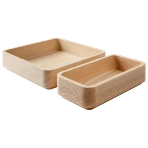 Wooden Aufbewahrungsbehälter | Badezimmeraccessoires^Offcuts Boxette Kistenset, Esche geölt